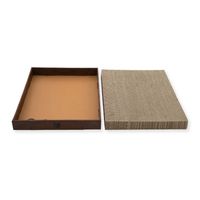 バリパッドワイドプラス ダークブラウン 爪とぎ 猫壱