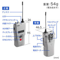 サンワサプライ ワイヤレスガイドシステム(親機) MM-WGS2TN 1個