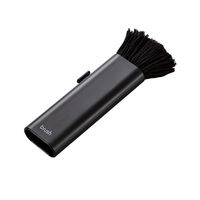 クリーナー ブラシ & クロス 2Way 静電気除去 除電ブラシ ブラック KBR-017AS エレコム 1個