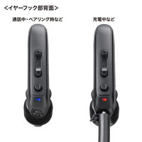 サンワサプライ Bluetoothヘッドセット(デュアルマイクノイズキャンセル搭載) MM-BTMH68BK 1個（直送品）