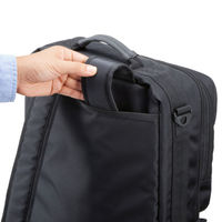 ビジネスバッグ 15.6インチワイド 3WAY ブラック 縦型 通勤用 BAG-3WAY23BK 1個