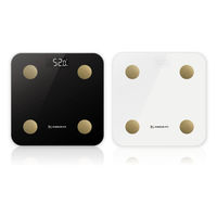 ミラーフィット あなたの健康を記録し、アプリから運動を提案する スマート体組成計 ブラック MFSS4-BLACK 1台