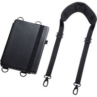 サンワサプライ iPad 10.2インチ スタンド機能付きショルダーベルトケース PDA-IPAD1612BK 1個（直送品）