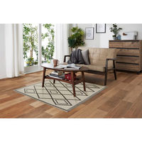 ベストコ フロアマット抗菌 防カビ 防臭 防炎 120×120cm ラムバスグレー ND-4583 クラシオン 1個（直送品）