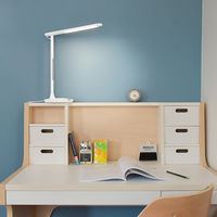 大河商事 ＬＥＤタッチ式デスクライト　ナイトライト　シンプル　３段調色調光　ホワイト wasser76-WH 1台（直送品）