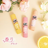 プラス スティックのり 香りプリット レギュラーサイズ 約10g オレンジピール 29774 1セット(5本)