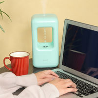 QUADS おしゃれな反重力デザイン卓上加湿器　ＡＣ／ＵＳＢ対応　イエロー QS215YE 1台（直送品）