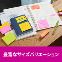 スリーエム(3M) ポストイット ふせん 付箋 強粘着 見出し 50mm×15mm マルチカラー6 1箱（32冊入） 7001SS-MC-6N
