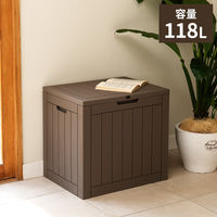 天馬 木目調樹脂製ストッカー118 812003931 1個