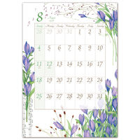 フロンティア 2024年壁掛けカレンダー　モダンフラワー　L CAL-138 2冊（直送品）