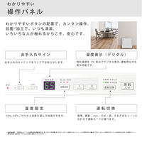 ダイニチ ハイブリッド式加湿器 パワフル 12L 2400ml 木造40畳/プレハブ67畳 HD-PC2400G（W） 1台