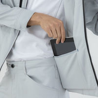 ミナスマイル AE-9050  エコ　ストレッチ半袖ブルゾン 5L オレンジ コーコス信岡 1着（直送品）