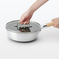 無印良品 中が見えやすい 強化ガラス蓋 直径24cm対応 良品計画