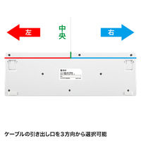 サンワサプライ USBスリムキーボード SKB-SL17WN 1個（直送品）