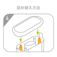 1本ずつ取り出せる ワンプッシュ糸付きようじ 詰替え用 フロス 1個（200本入）医食同源ドットコム