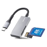 サンワサプライ Type-C カードリーダー ADR-3TCMSD11S 1個