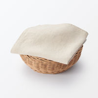 無印良品 麻平織 マルチクロス 生成 約50×50cm 1セット（3枚） 良品計画