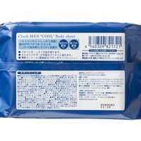 ボディシート Clesh MEN クール シトラスミントの香り 40枚入