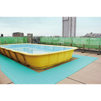 テラモト 軽量パタパタマット　グレー　９００×２０００ MR0750205 1枚（直送品）