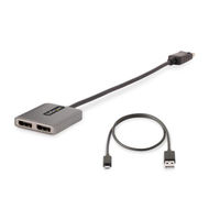 MSTハブ　DisplayPort 1.4　2画面Winのみ　MST14DP122DP　1個　StarTech.com