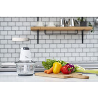 YAMAZEN 3WAY コンパクト フードプロセッサー 4枚カッター刃 調理容量500g MFD-G500(W) 1台