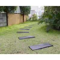 山善（YAMAZEN） ラバーステップマット枕木 RSM-M 1枚