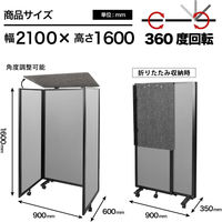 【軒先渡し】コマイ 3連スクリーン 吸音機能付き屋根セット グレー YTP3-1609TBNB-FYSA 1セット（直送品）