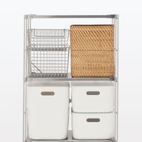 無印良品 ステンレスユニットシェルフ ステンレス棚セット 小 幅58×奥行41×高さ83cm 良品計画