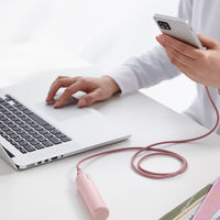 タイプC ケーブル USB A to Type C 2m 断線しにくい モーブブラウン MPA-ACSS20BR エレコム 1個