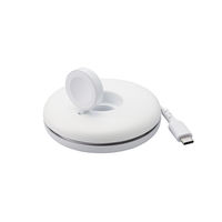 Apple Watch 充電器 ケーブル Type-C1.2m 巻取タイプ / 4 MPA-AWSTCQWH エレコム 1個（直送品）