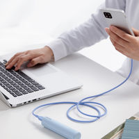 タイプC ケーブル USB A to Type C 2m 断線しにくい ゼニスブルー MPA-ACSS20BU エレコム 1個