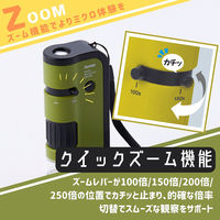 レイメイ藤井 ハンディ顕微鏡 DX グリーン RXT1144M 1個