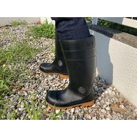 オカモト シューズ 作業靴 安全靴 ゾディセーフティ01 黒 28.0 耐油安全長靴