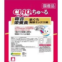 いなば CIAO チャオ ちゅーる 猫 まぐろ 海鮮ミックス味 総合栄養食 国産（14g×20本入）1袋 ちゅ～る キャットフード 猫用 おやつ