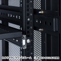 サンワサプライ 19インチマウントサーバーラック(12U) CP-SVC12U 1台（直送品）