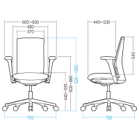 サンワサプライ Futu エルゴノミクスチェア ブラック SNC-ERG4 1脚（直送品）