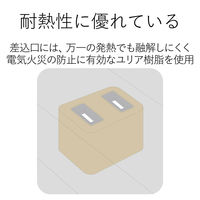 延長コード 電源タップ コンセント 1.5m 2ピン 4個口 ほこりシャッター 黒 AVT-D3-2415BK エレコム 1個（直送品）