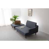 セルタン ポケットコイル入りカウチソファ セナミ インディゴブルー 幅1900mm 1脚（直送品）