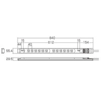 延長コード 電源タップ 3m 3P（ピン） 12個口 ブラック TAP-SV2012 サンワサプライ 1個（直送品）