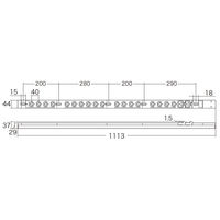 延長コード 電源タップ 3m IEC（C13/C19） 20個口 ブラック TAP-SV22020C19 サンワサプライ 1個（直送品）