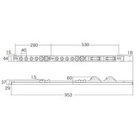サンワサプライ 19インチサーバーラック用コンセント 200V（30A） TAP-SV23012C19（直送品）