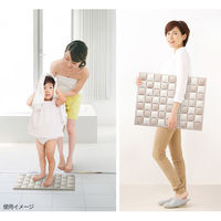 イシガキ karari珪藻土フィットタイルバスマットL ベージュ HO1912 1個