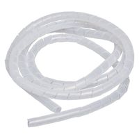 サンワサプライ ケーブルタイ(スパイラル・ホワイト)2m巻き・内寸直径12mm CA-SP12WN 1個