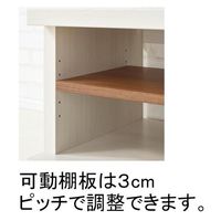 フナモコ テレビカウンター 幅1470×奥行460×高さ380mm ホワイトウッド＋リアルウォールナット LVS2-145 1台（直送品）