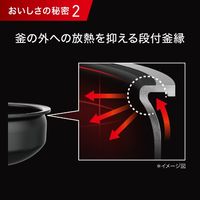 T-fal（ティファール） ザ・ライス 遠赤外線IH炊飯器 5.5合 ブラック RK8808JP 1台