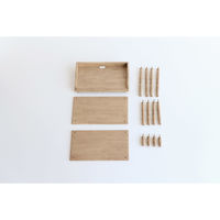 ICHIBA カレット ラック3D 幅500×奥行300×高さ760mm ベージュ CAR-3649NA 1台（直送品）