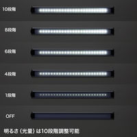 サンワサプライ LEDバーライト　角度調整付き LED-BA7USV 1個（直送品）
