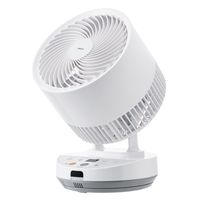 YAMAZEN 18cm DCサーキュレーター 熱中症警戒運転 温度設定3段階 上下・左右首振り YAR-WED182(W) 1台