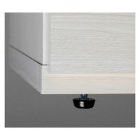 フナモコ エントランスファニチャー 幅603×奥388×高956mm リアルウォールナット ECD-60L 1台（直送品）