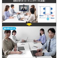 サンワサプライ 明るさ調整機能付きWEBカメラ CMS-V68BK 1個